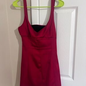 Zara Vibrant Red Mini Dress